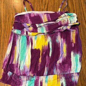 Lane Bryant Multicolor Cotton Top